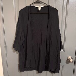 H&M Coachella Collection Black Cover Up
